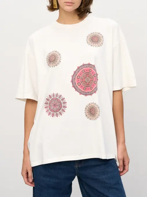 Футболка хлопковая ArtWork milk YAKA