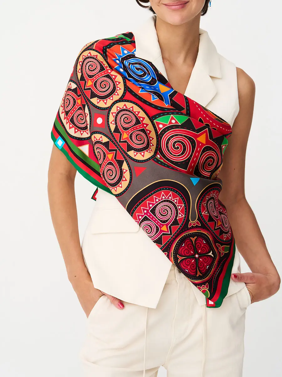 Платок шелковый Juicy Fruit