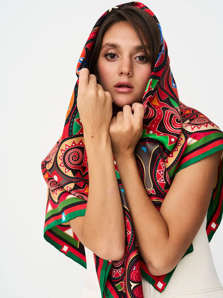 Платок шелковый Juicy Fruit