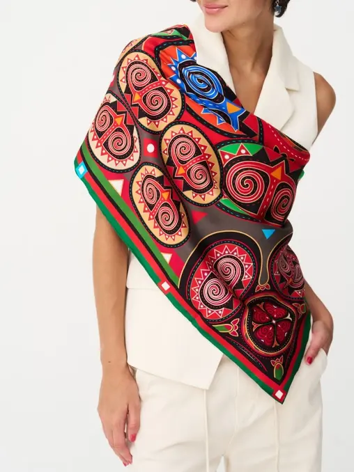 Платок шелковый Juicy Fruit YAKA