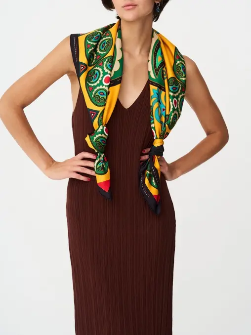 Платок шелковый Dandelion Wine YAKA