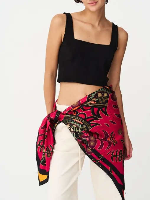 Платок шелковый Better than your ex-2 YAKA