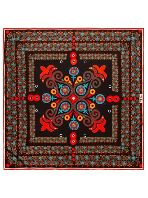 Платок шелковый Bright Flower 2 YAKA