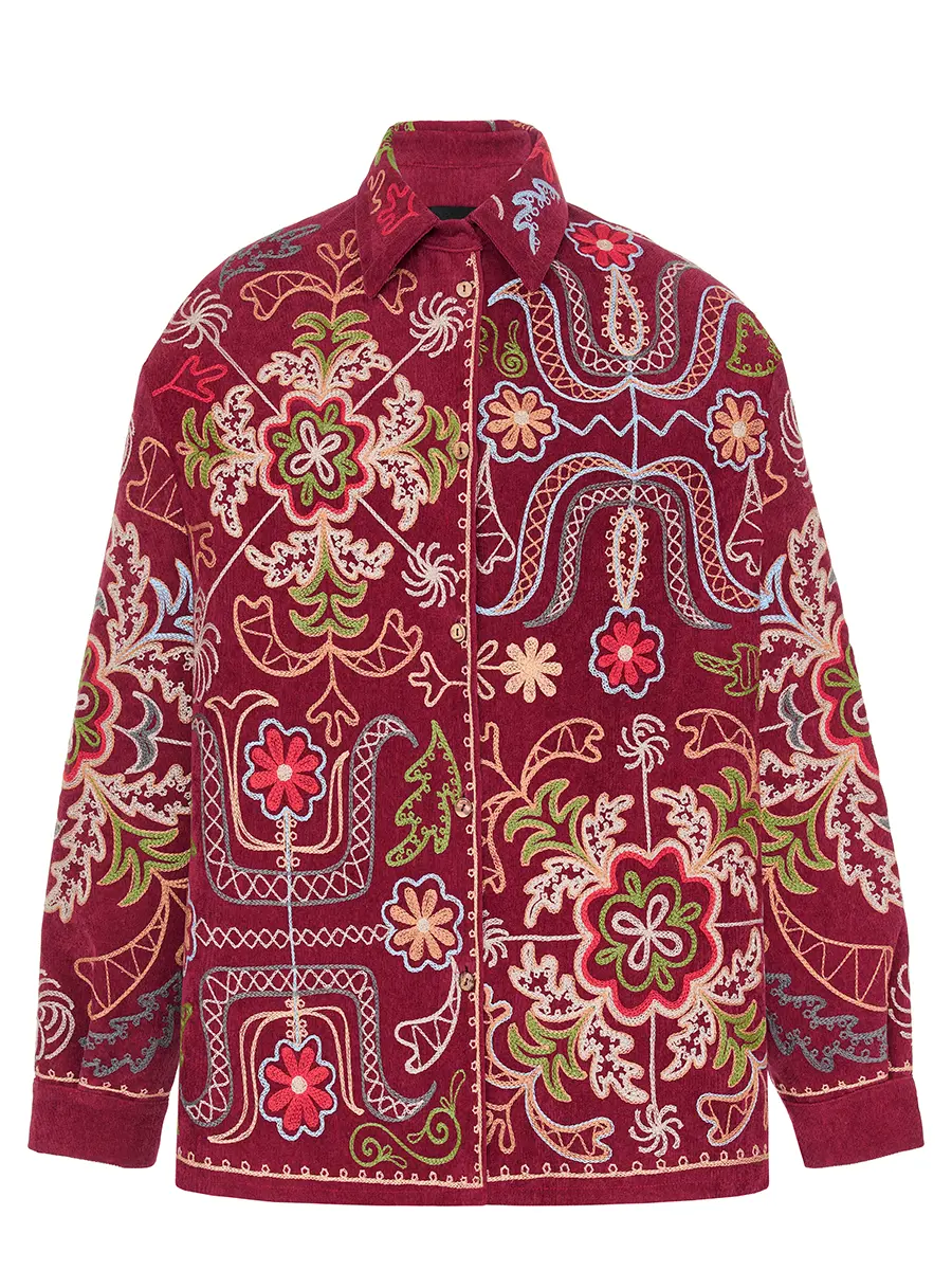 Рубашка вельветовая Bordo