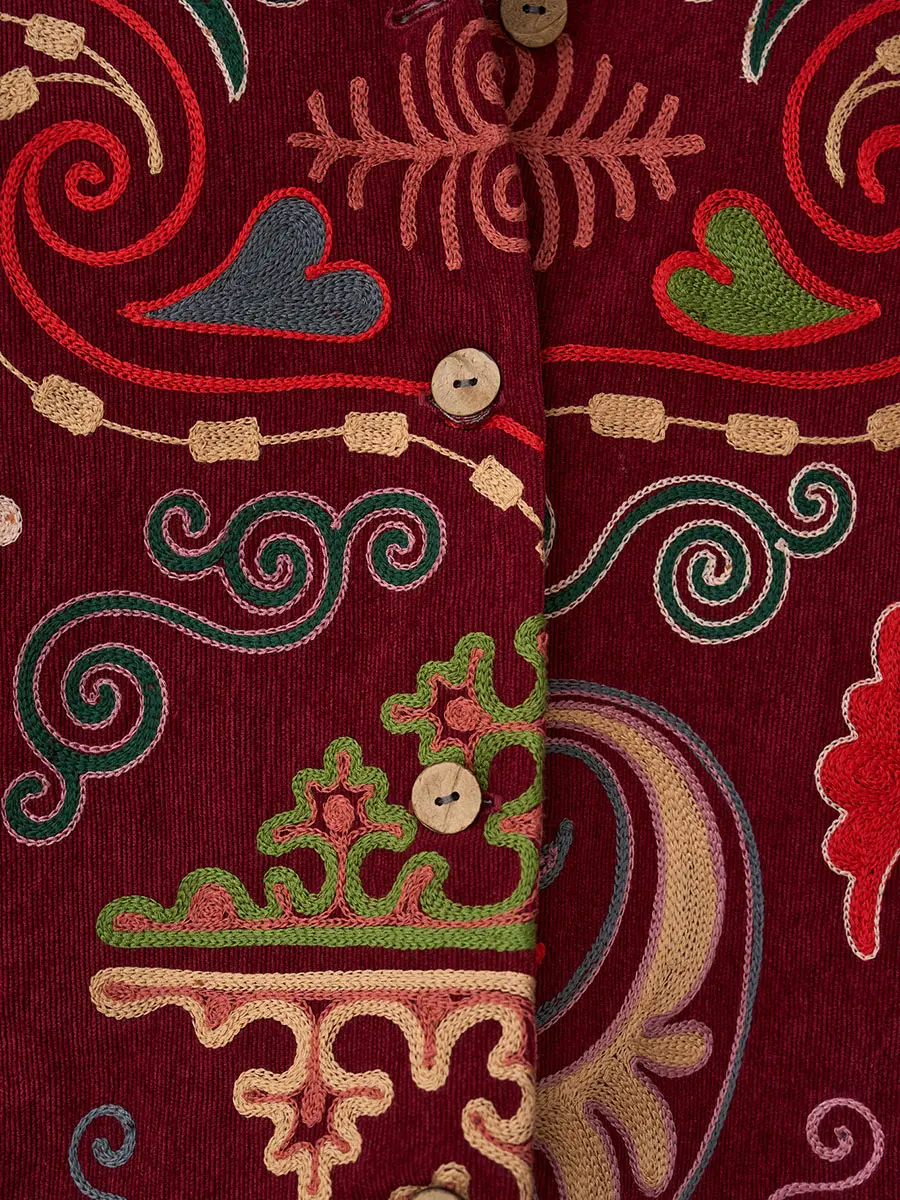 Рубашка вельветовая Bordo