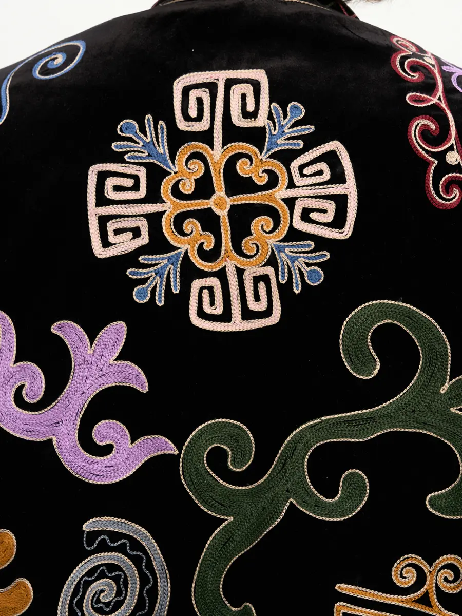 Жакет бархатный