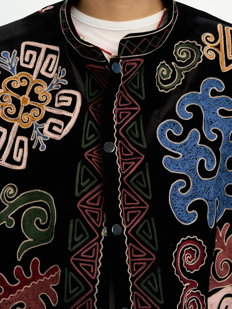 Жакет бархатный