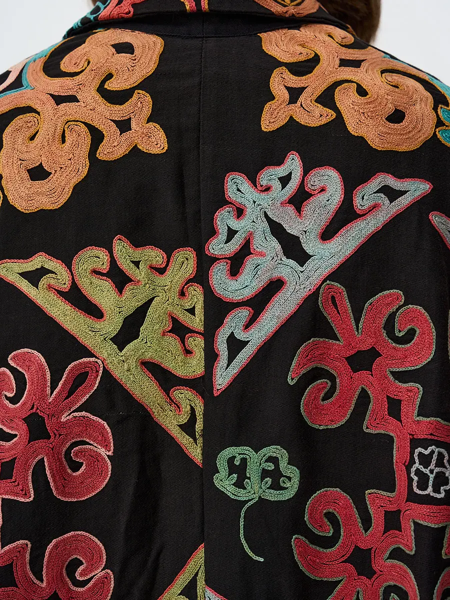 Рубашка хлопковая Black/Orange