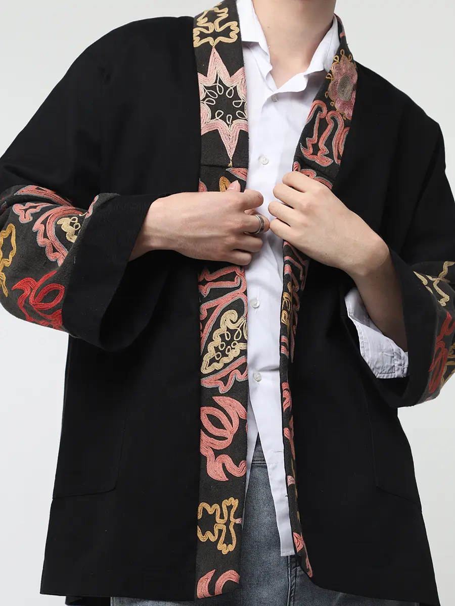 Кимоно хлопковое Black