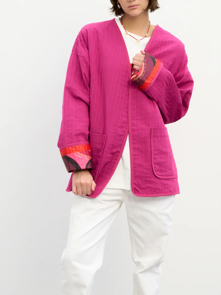 Жакет стеганый двусторонний