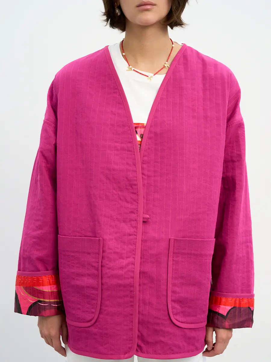 Жакет стеганый двусторонний