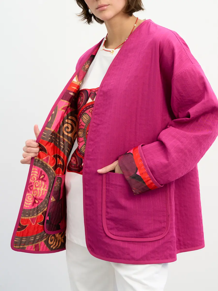 Жакет стеганый двусторонний