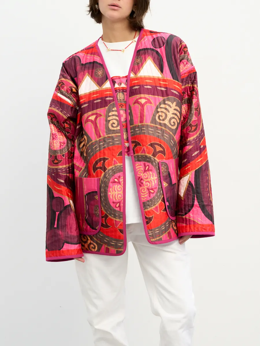 Жакет стеганый двусторонний