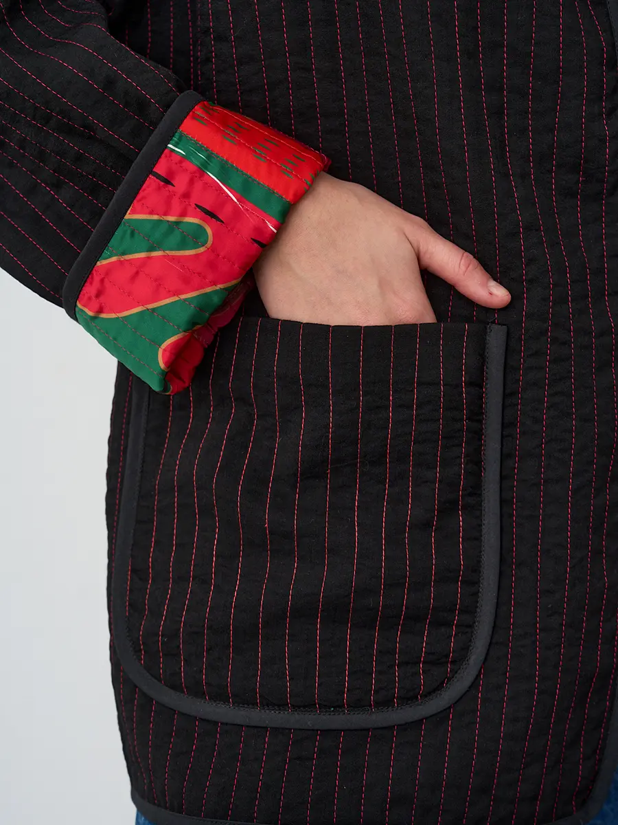 Жакет стеганый двусторонний