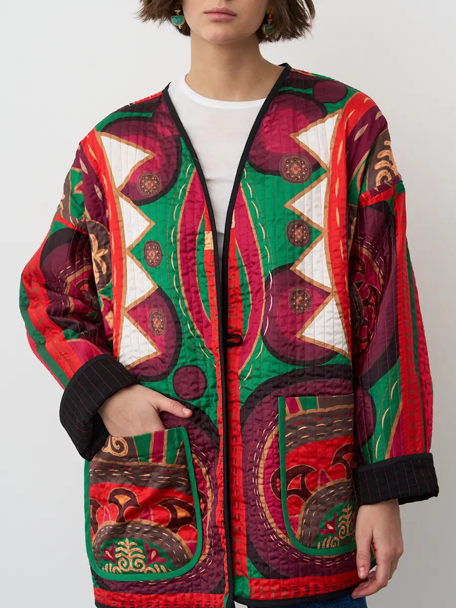 Жакет стеганый двусторонний