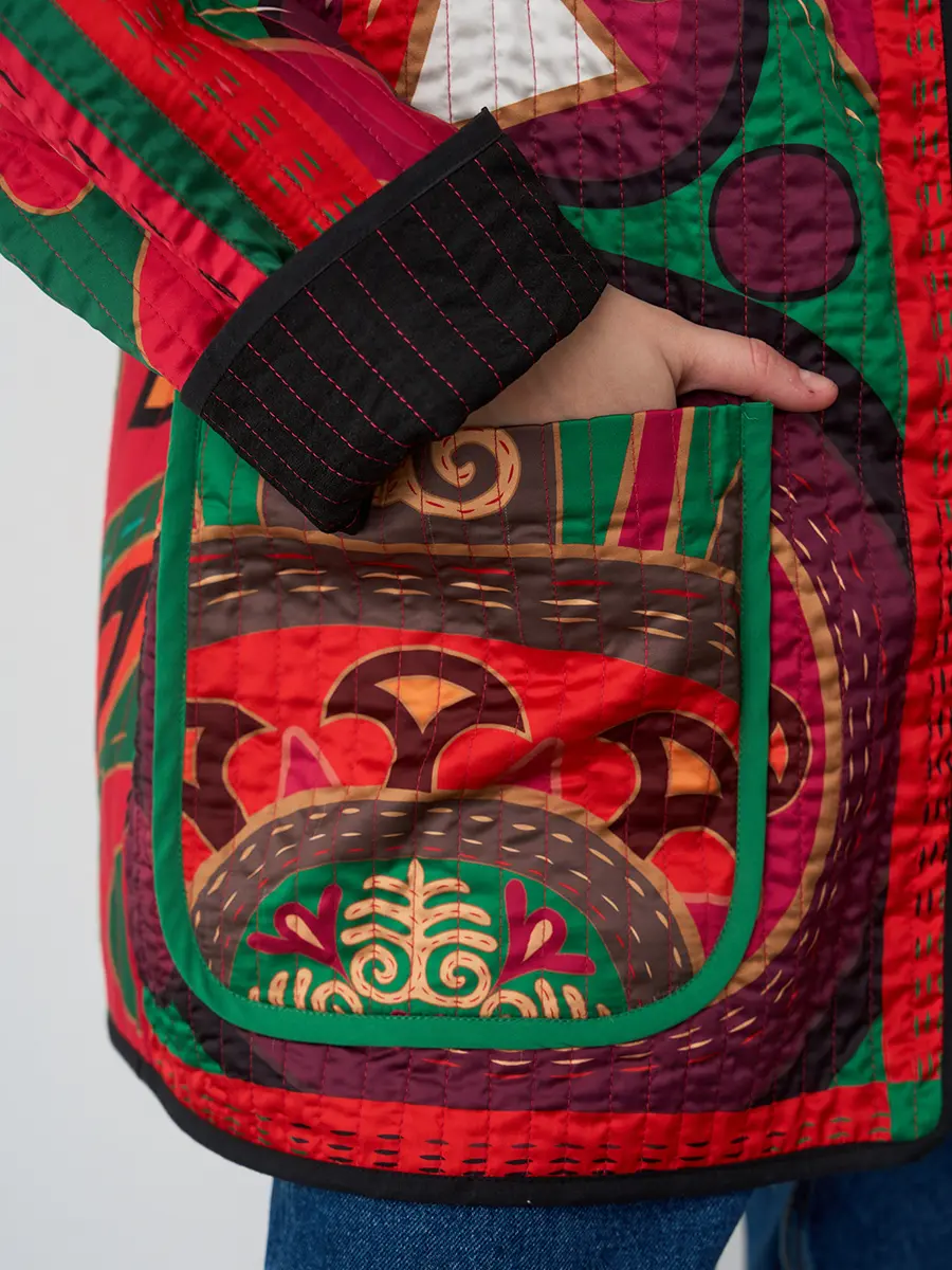 Жакет стеганый двусторонний