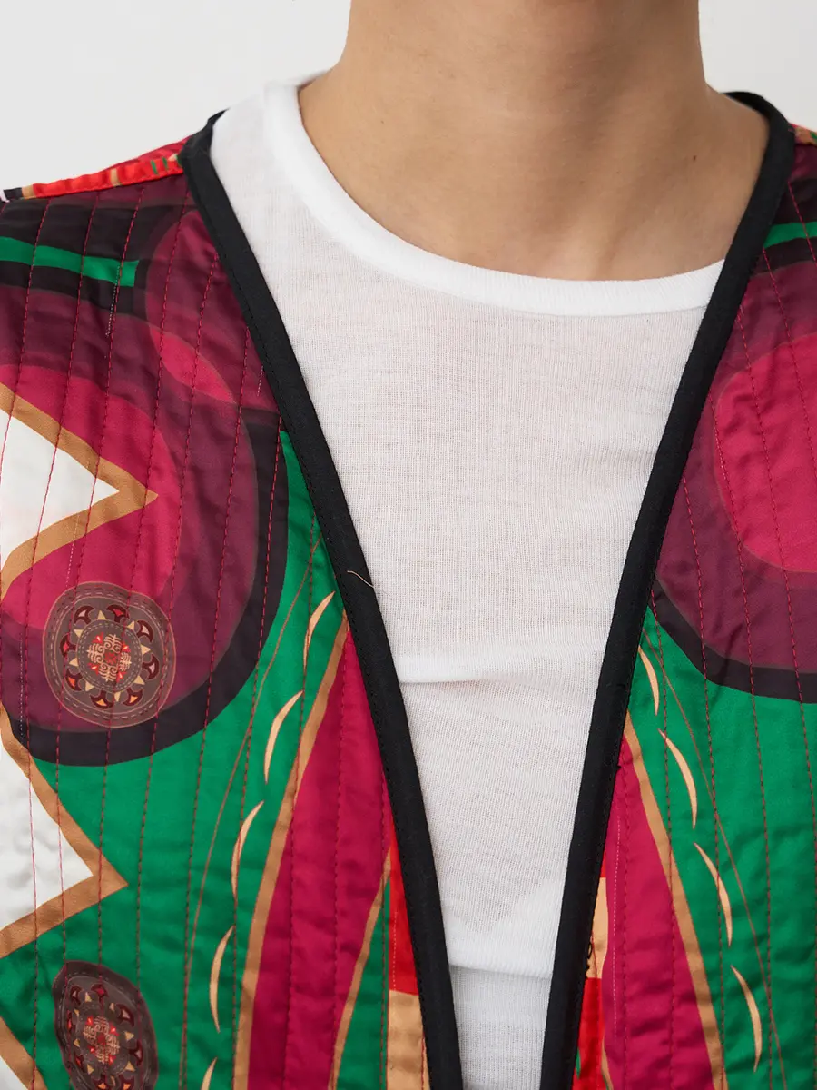 Жакет стеганый двусторонний