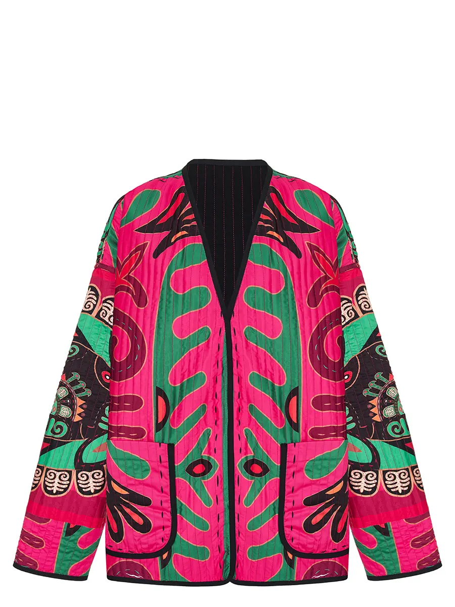 Жакет стеганый двусторонний