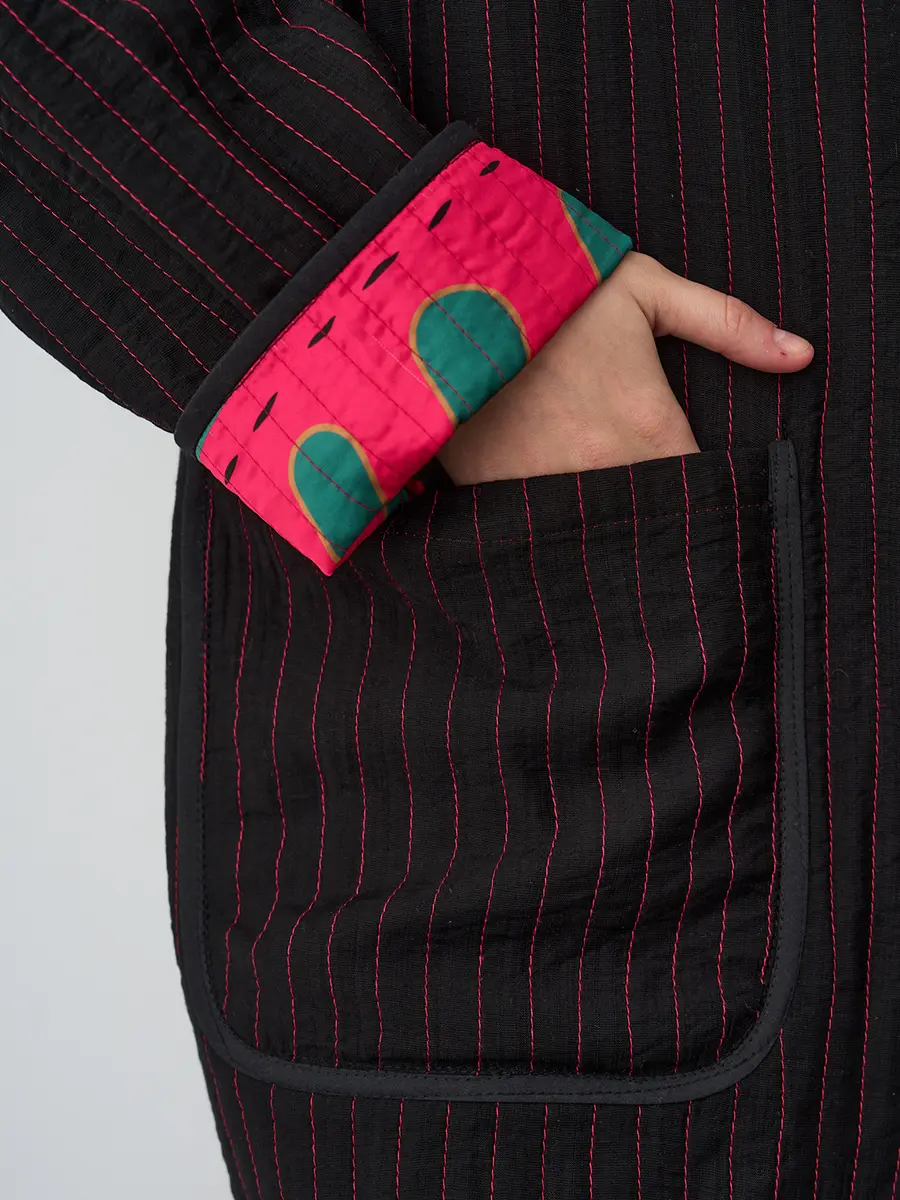 Жакет стеганый двусторонний