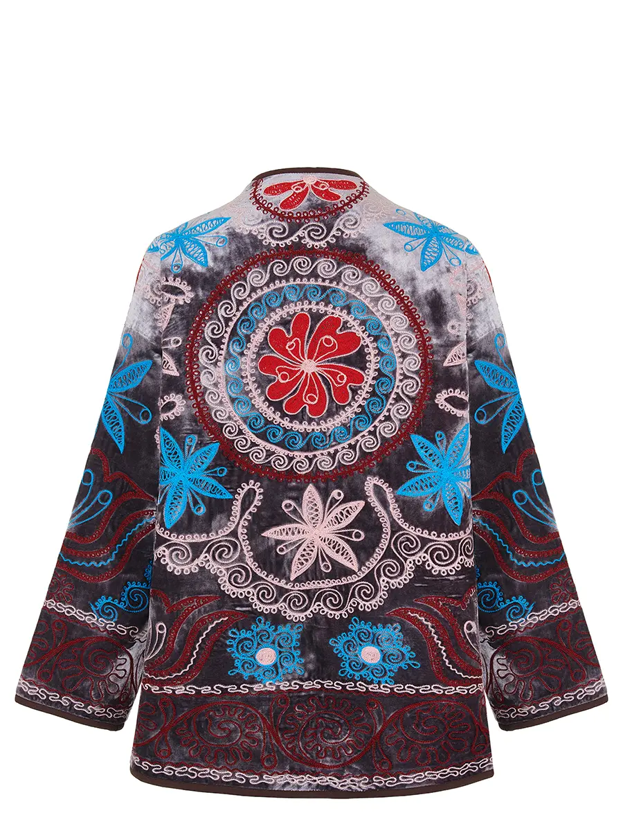 Кафтан с принтом