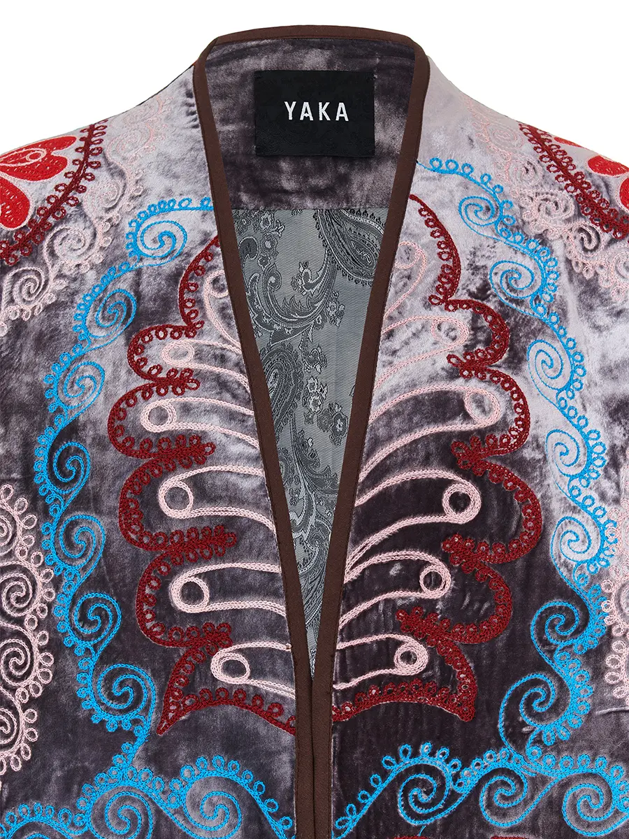 Кафтан с принтом