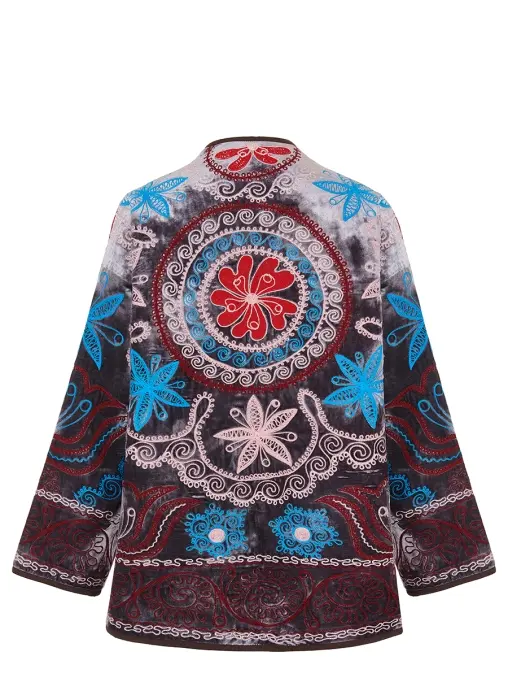 Кафтан с принтом YAKA