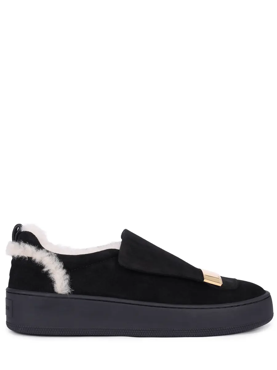 Слипоны замшевые на меху SR1 Addict