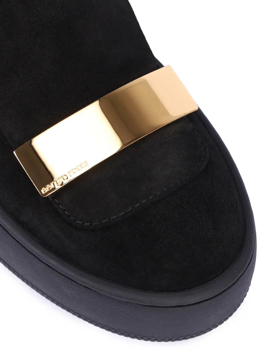 Слипоны замшевые на меху SR1 Addict