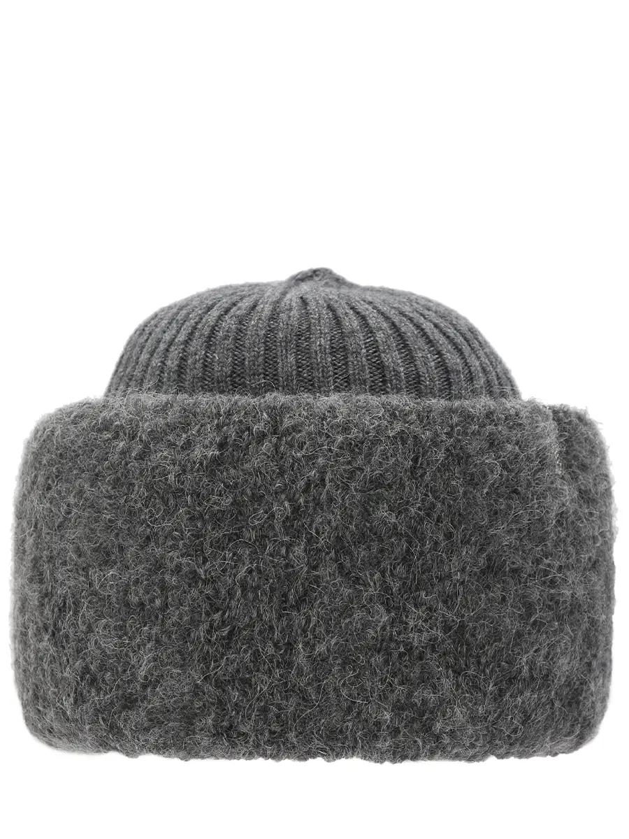 Шапка из шерсти и кашемира