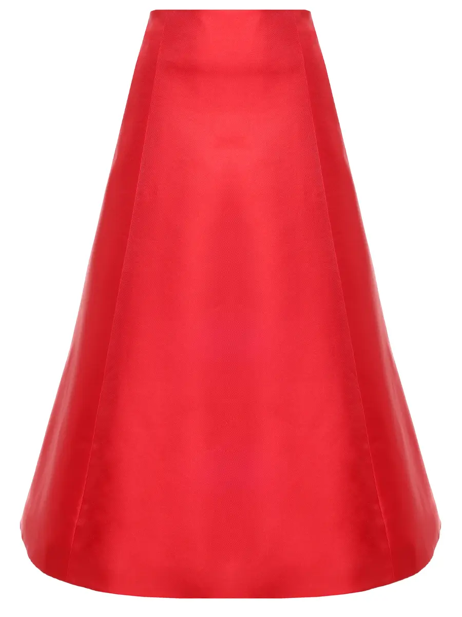 Юбка однотонная