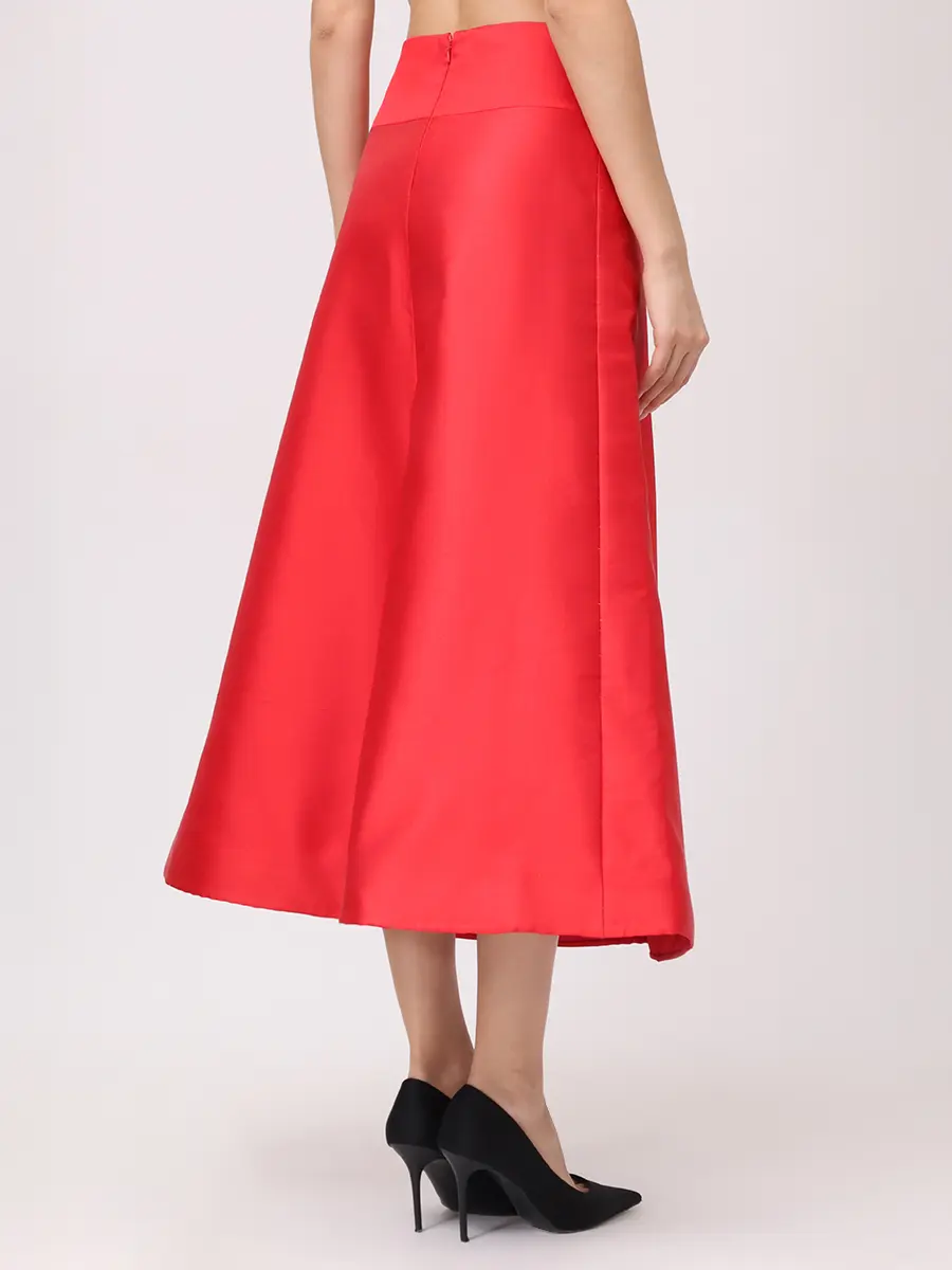 Юбка однотонная