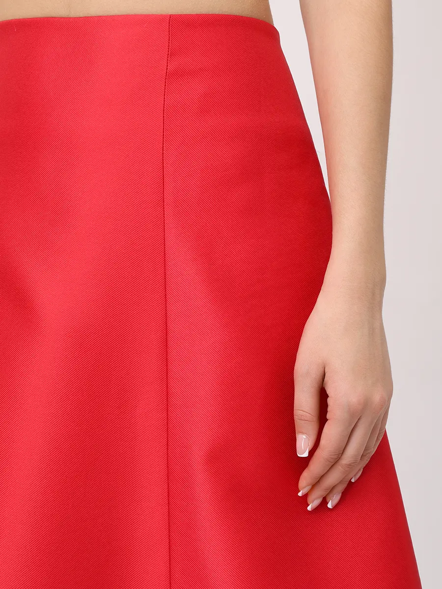 Юбка однотонная