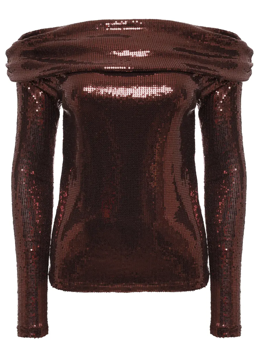 Блуза с пайетками