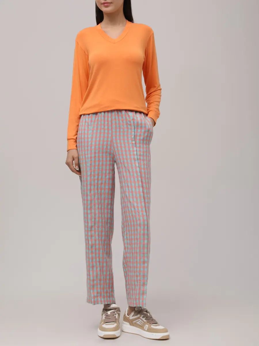 Лонгслив из апельсиновой кожуры