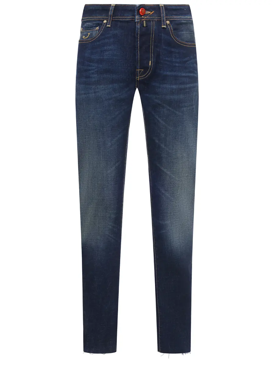 Джинсы хлопковые