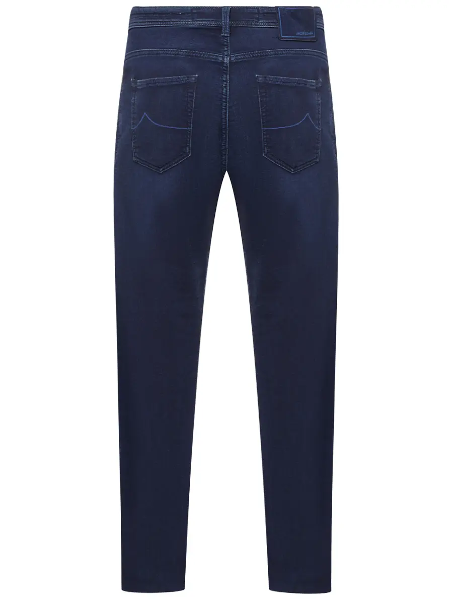 Джинсы Slim Fit из хлопка и шерсти