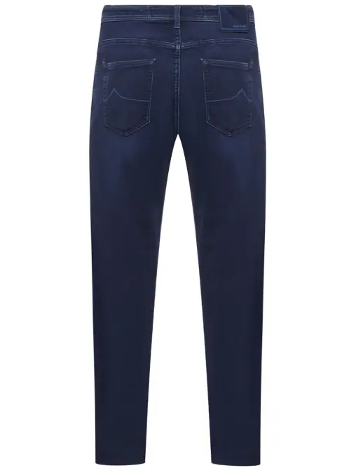 Джинсы Slim Fit из хлопка и шерсти JACOB COHEN