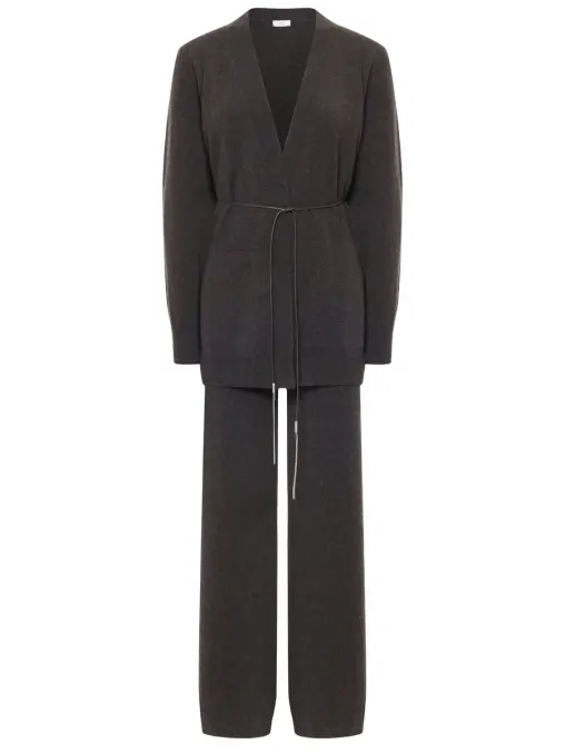 Костюм из шерсти и шелка PESERICO
