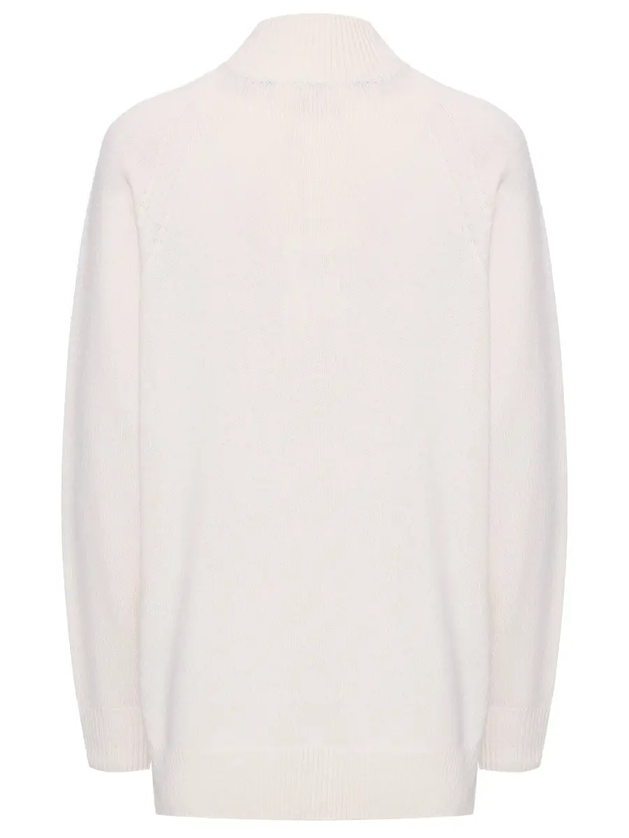 Джемпер из шерсти и шелка