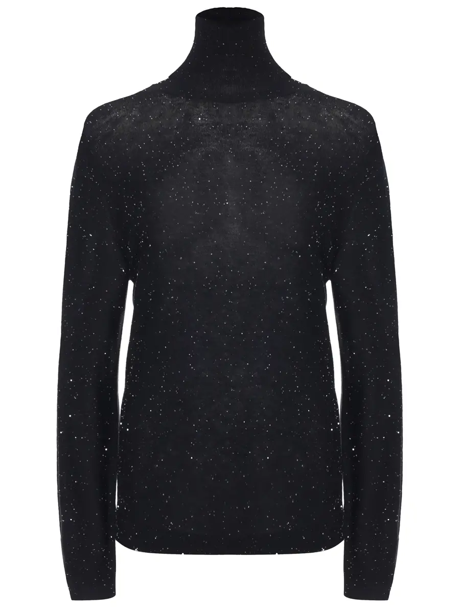 Водолазка с пайетками