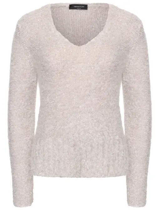 Пуловер с пайетками FABIANA FILIPPI