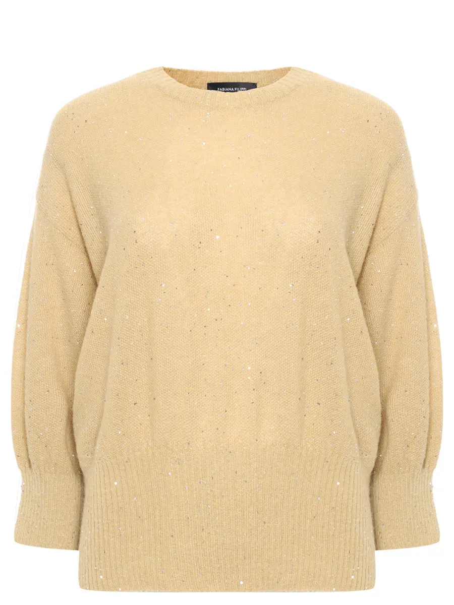 Джемпер с пайетками