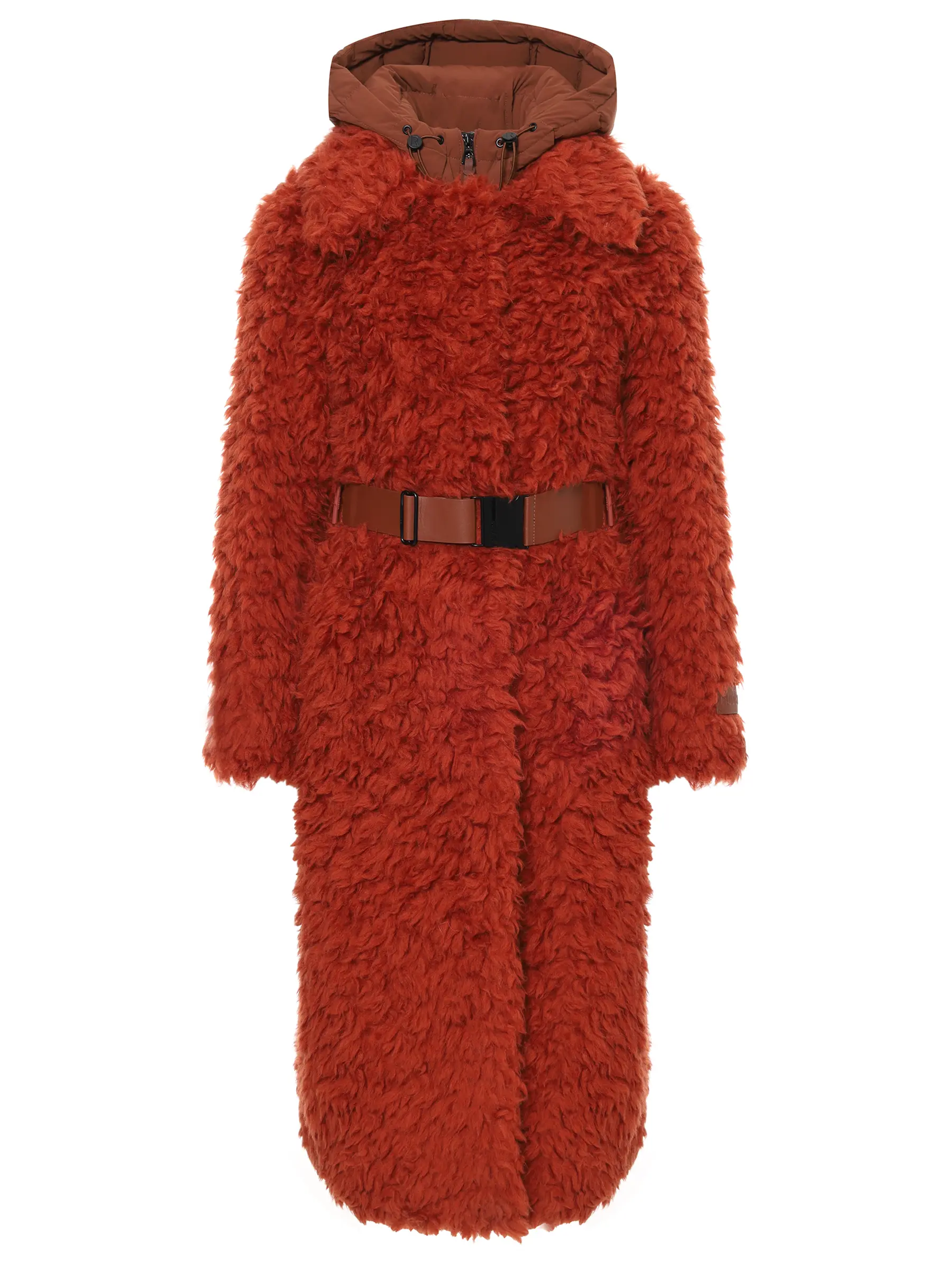 Пальто из экомеха