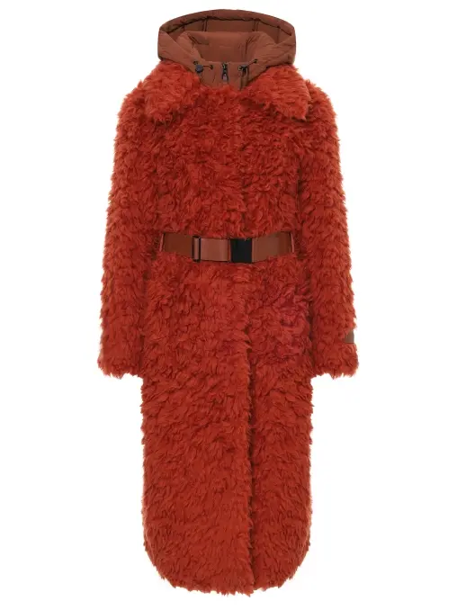 Пальто из экомеха RUDSAK