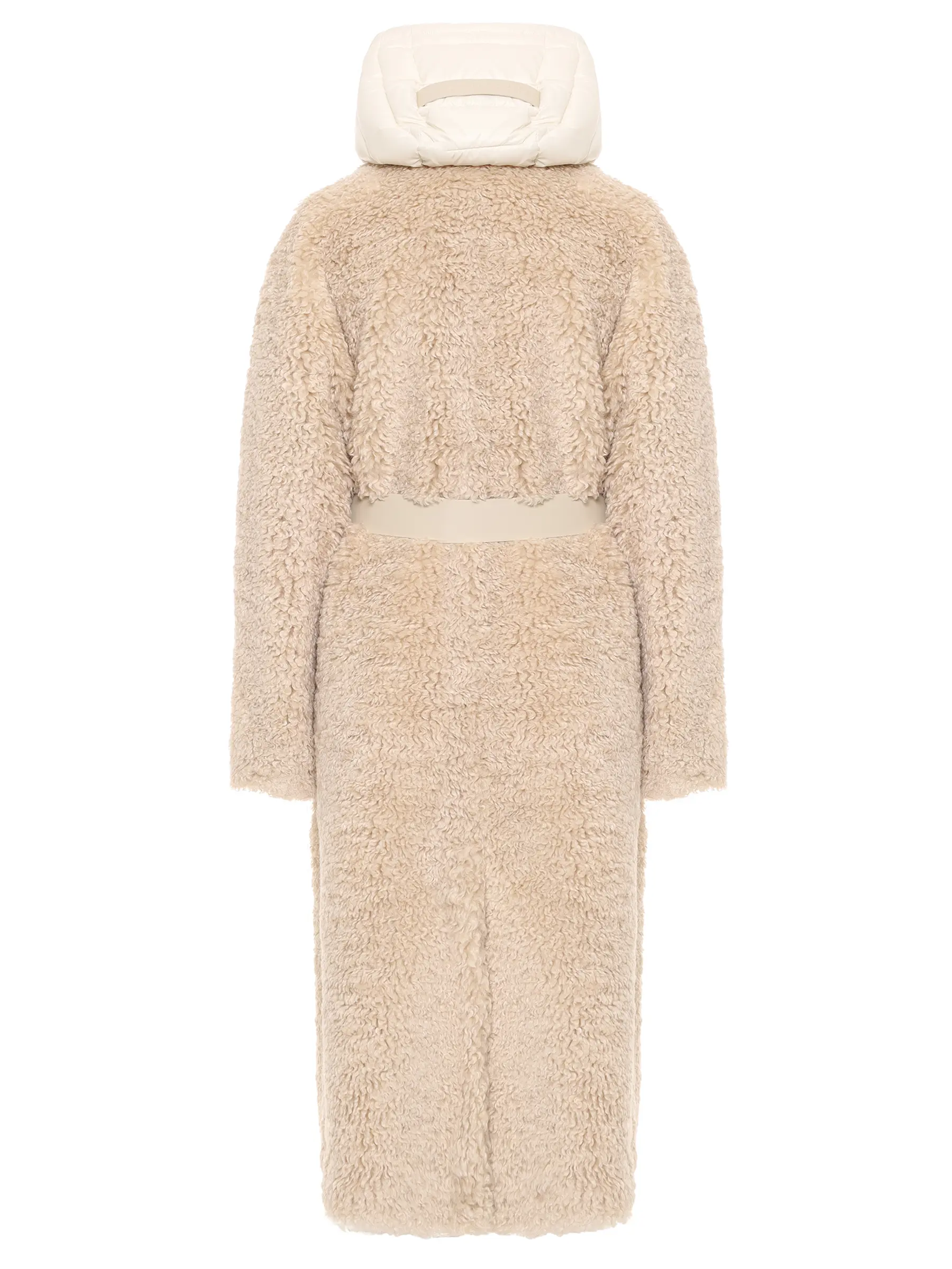 Пальто из экомеха