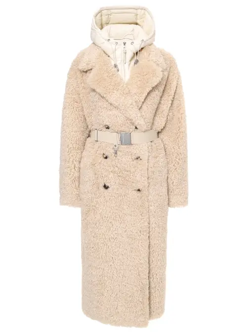 Пальто из экомеха RUDSAK