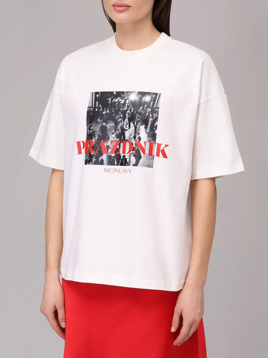 Футболка PRAZDNIK хлопковая