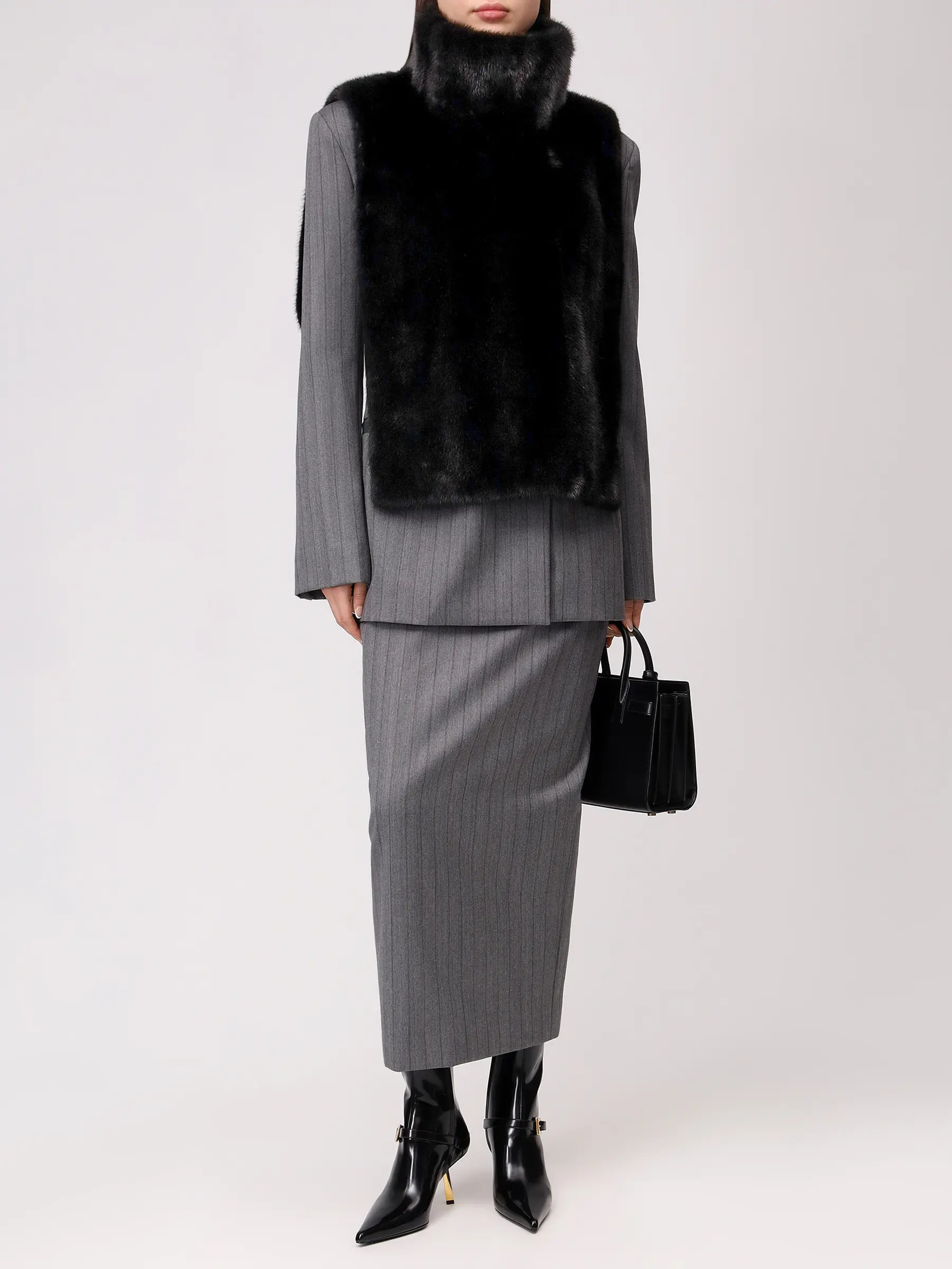 Манишка Nora норковая