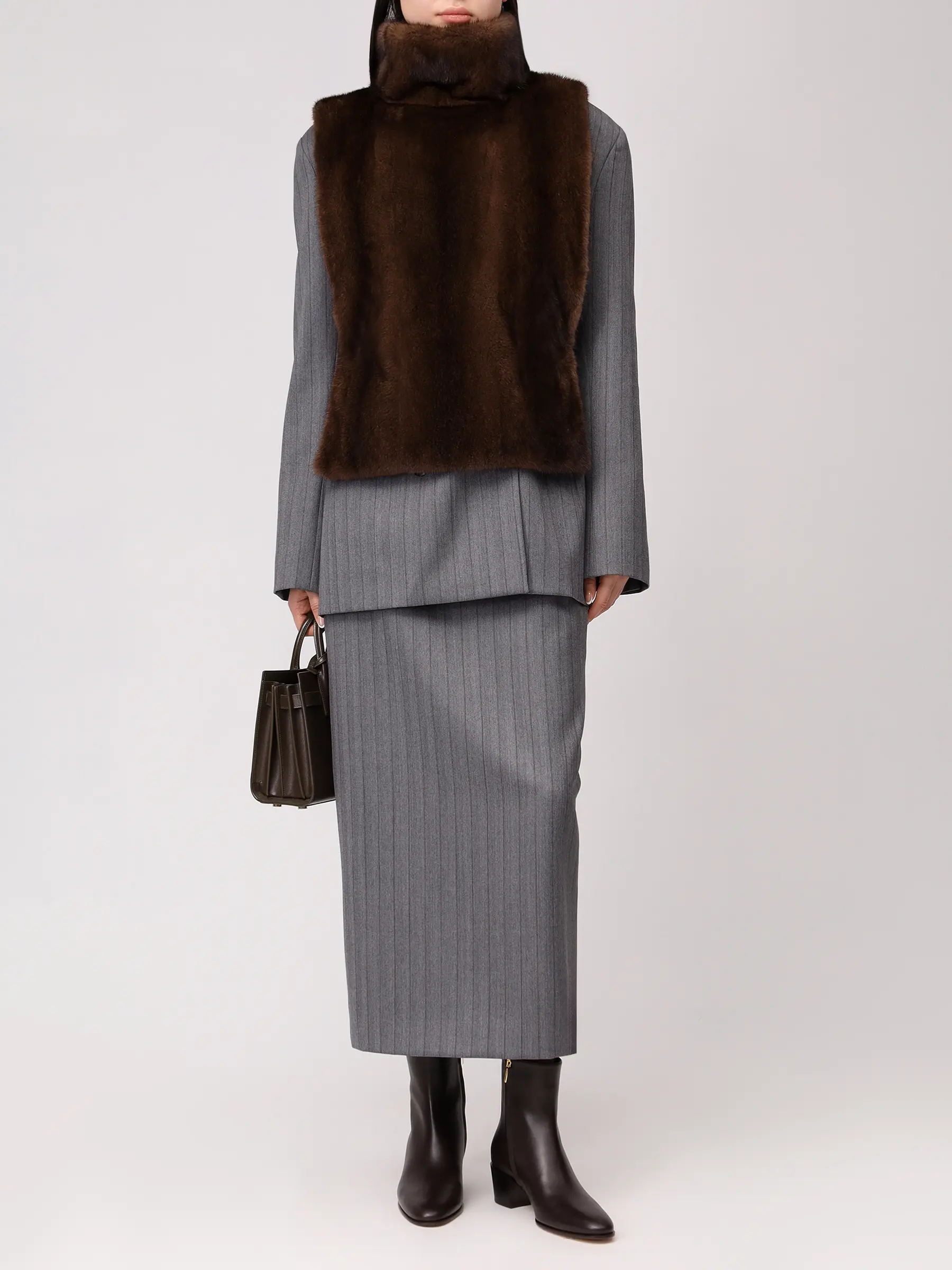 Манишка Nora норковая