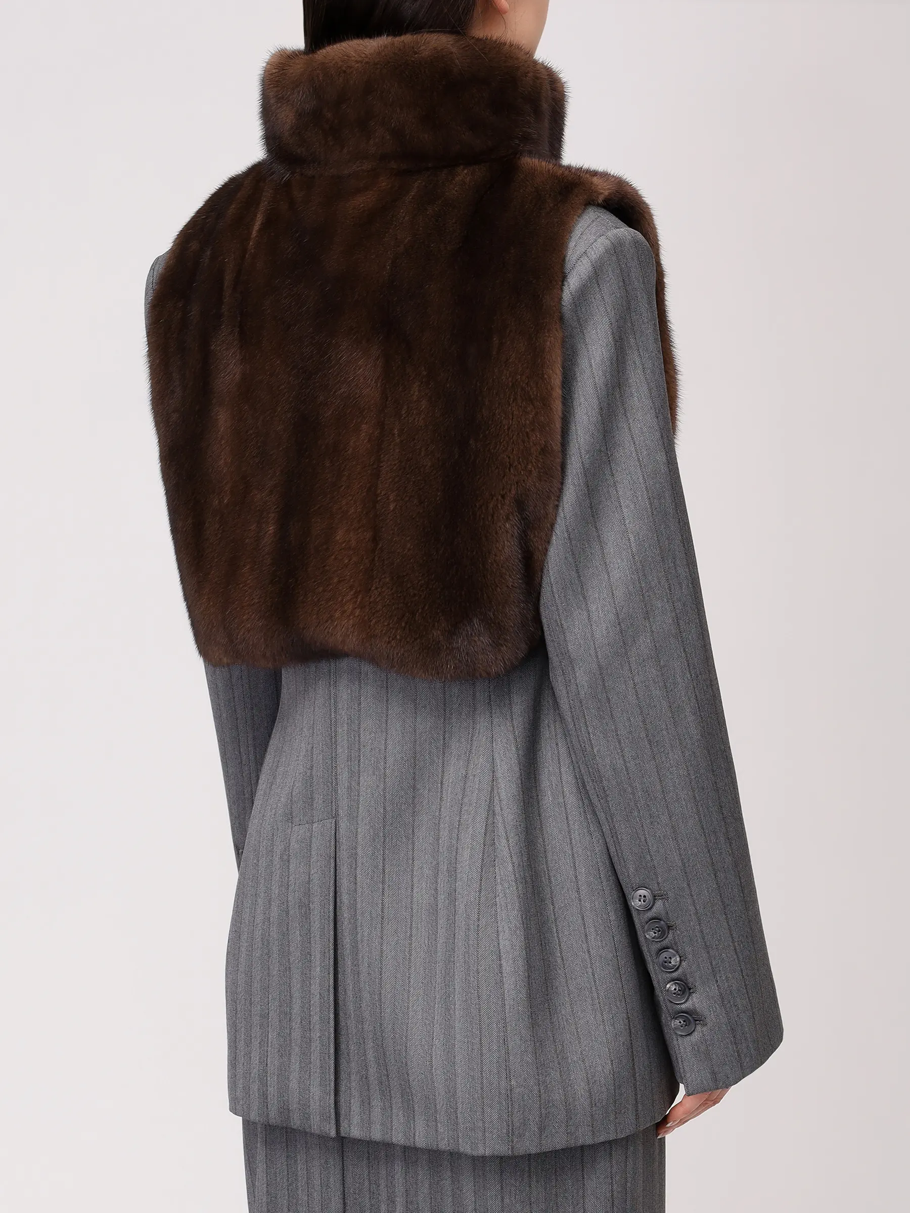 Манишка Nora норковая